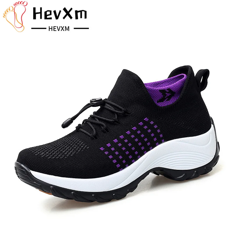 

Women's Casual Sports Shoes Running Shoes 2021 Spring New Sports Shoes Socks Shoes Women's Shoes Thick-soled Women's Shoes