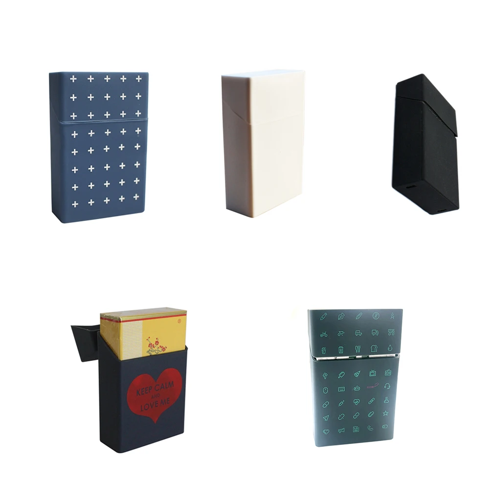 1 шт. мягкие портативные силиконовые портсигар для 20 сигарет аксессуары мужчин