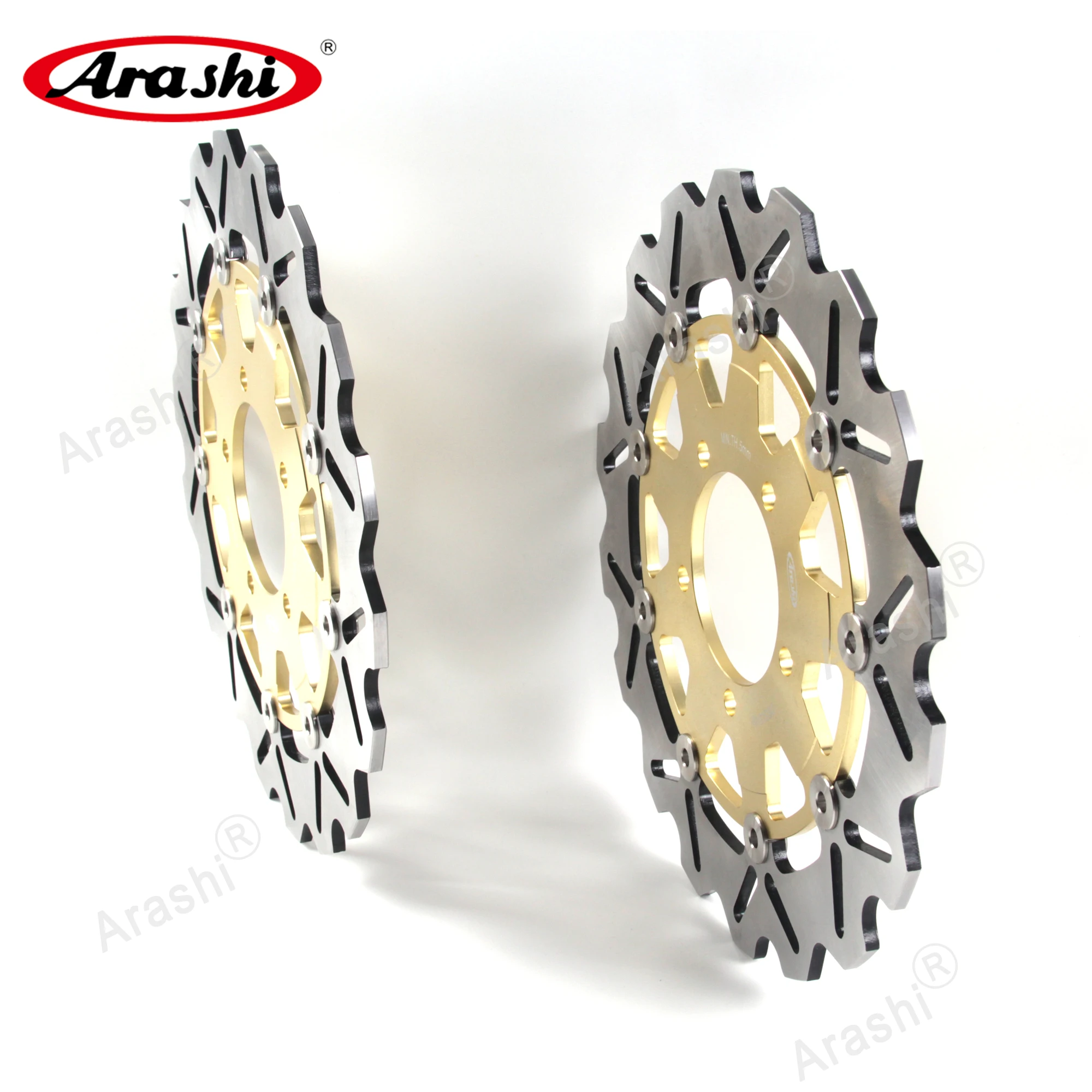 Комплект плавающих передних и задних тормозных роторов ARASHI Z750R CNC для KAWASAKI Z 750 R ABS