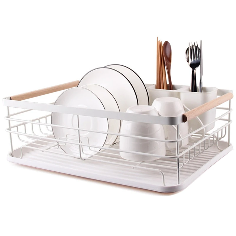 

Железная кухонная сушилка для посуды, сушилка для посуды, корзина для хранения, полка, вилки, миска, держатель для тарелок, сушилка для посуд...