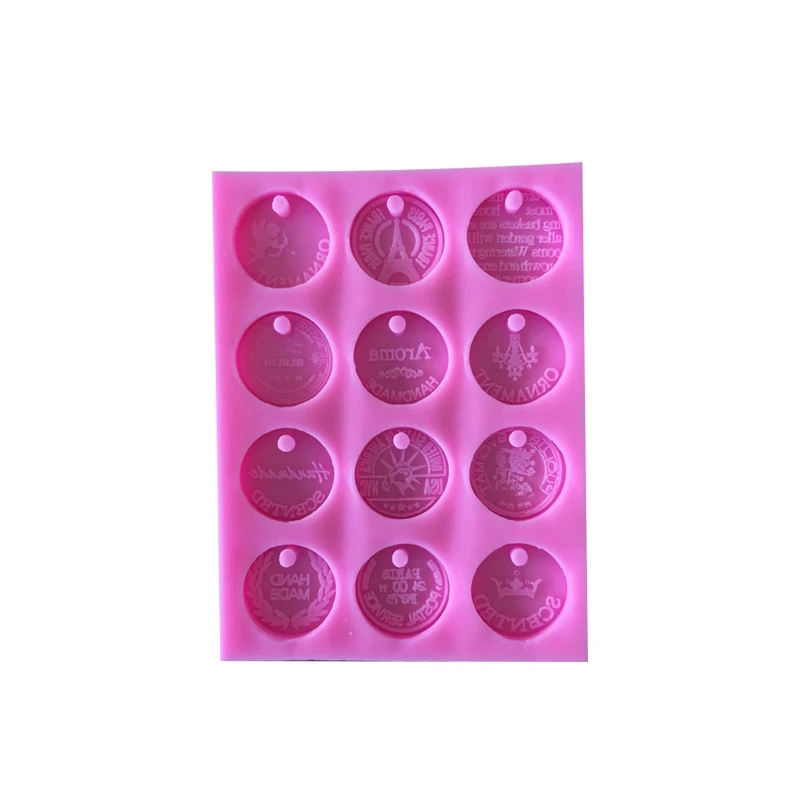 DIY гипс литейная форма для кулона круглый классический монета Форма пластилин