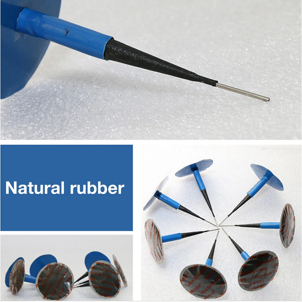 

24pcs/36x4mm Steel Needle Car Cold Tire Film Mushroom Nail Repair Wheel Film Car Universal Repair Accessories Tools