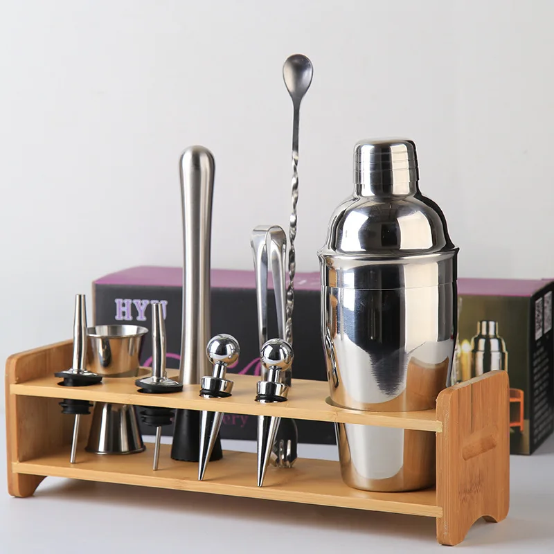 Коктейльный шейкер Shike из нержавеющей стали ручной для чая снега бара набор