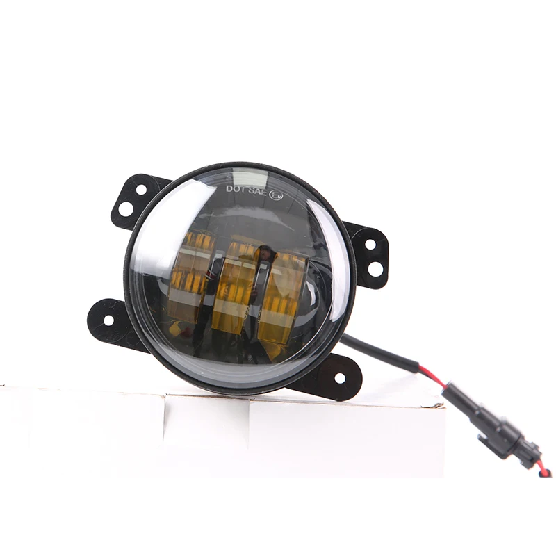 2PCS 7&quot Car Headlights Round LED DOT Universal Headlamp Led Headlight with Fog Lights for Truck/Jeep Wrangler | Автомобили и