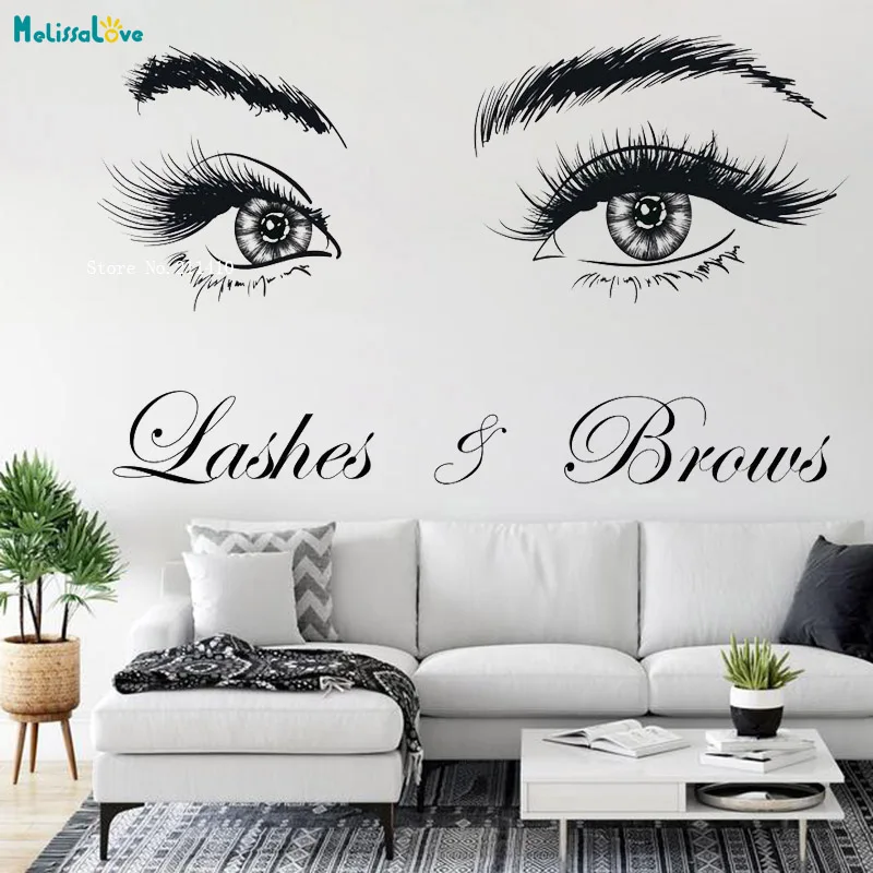 Женская Изысканная Настенная Наклейка с белым воротником и городским платьем