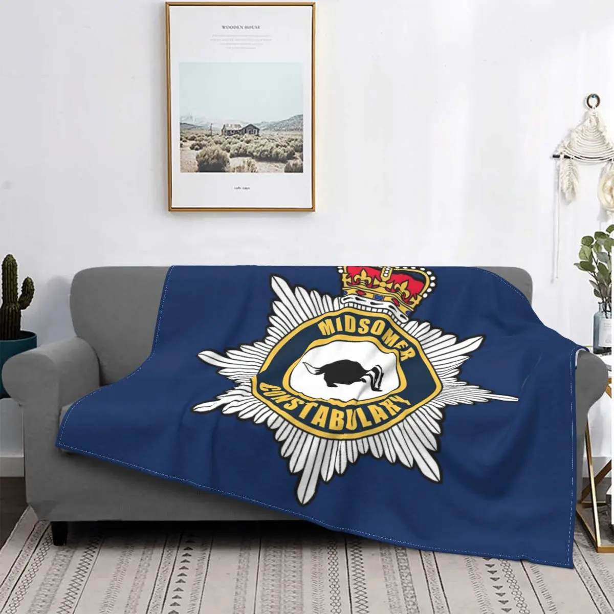 

Midsomer-colcha de muselina a quadros, manta double, manta ponderada