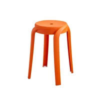 creative household thickened plastic stool high stool bench adult dining table stool living room plastic square chair