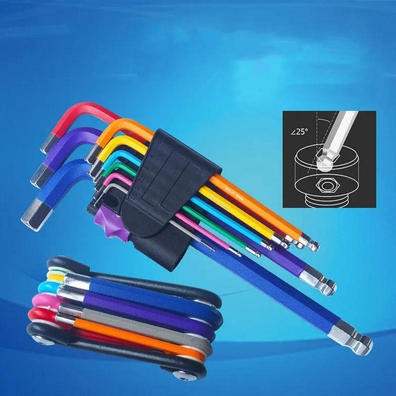 Cr-v 9 шт. Набор шестигранных ключей Torx L форма для ремонта автомобиля ручные