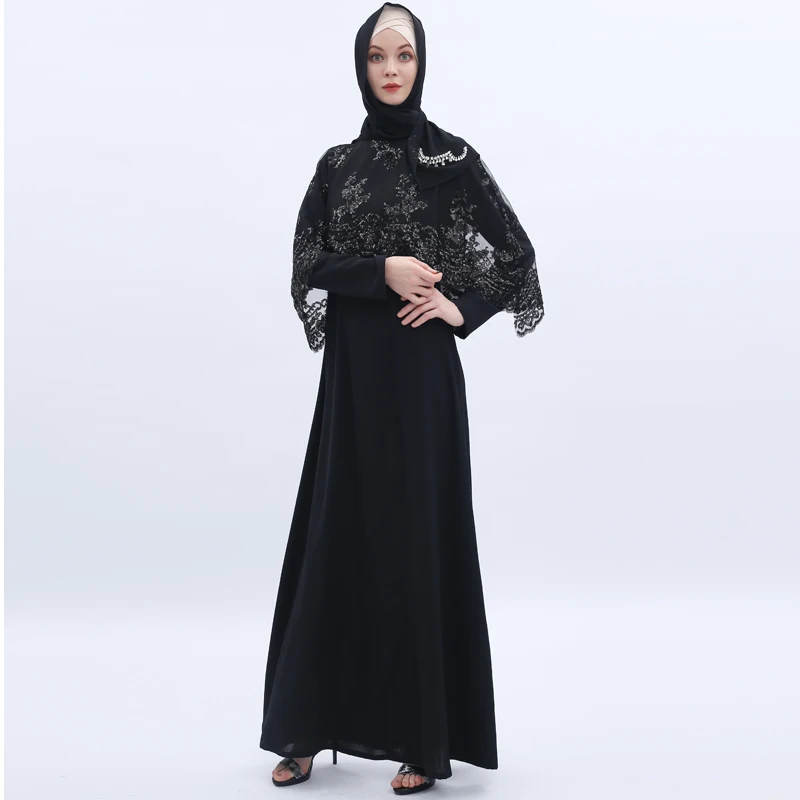 Кружевные платья abaya Дубай, Турция исламский, арабский мусульманское платье, Morocco Caftan Tesettur Elbise Sukienki платья Хиджаб халат Longue