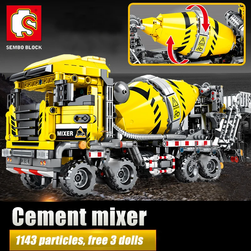 SEMBO строительные блоки город Инженерная бульдозер техники автомобиль грузовик