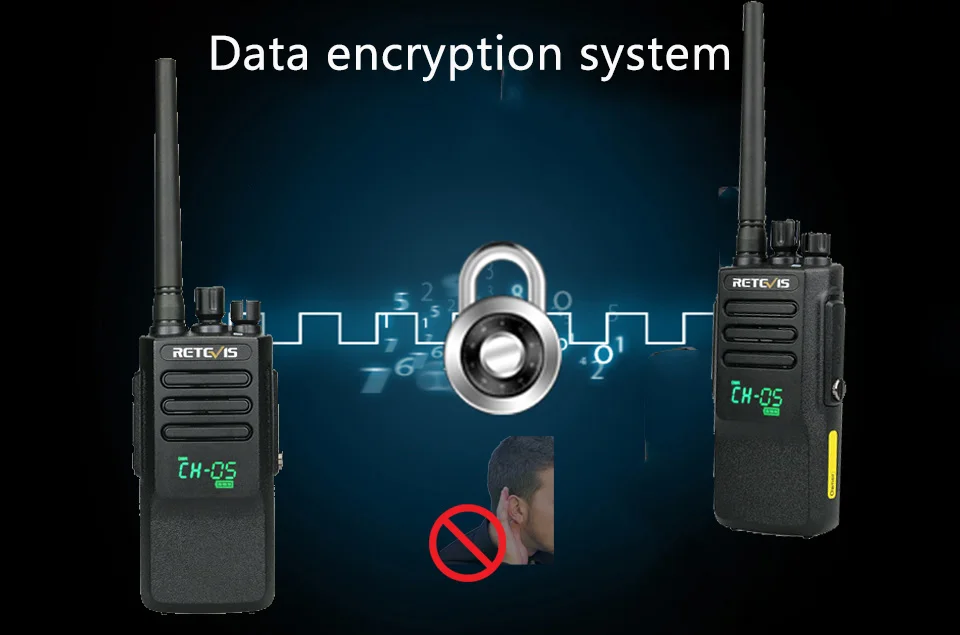 Retevis RT50 10 Вт портативная рация цифровой DMR радио IP67 водонепроницаемый UHF 400-470 МГц Двойное время цифровой/аналоговый радио