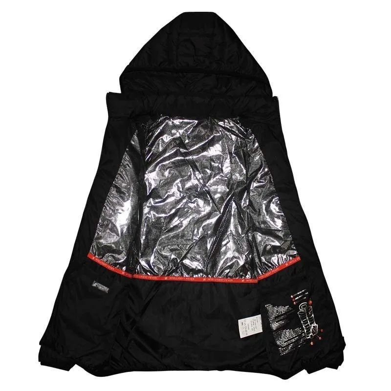 Мужская и женская теплая зимняя куртка с капюшоном термостатом|Походные куртки| |