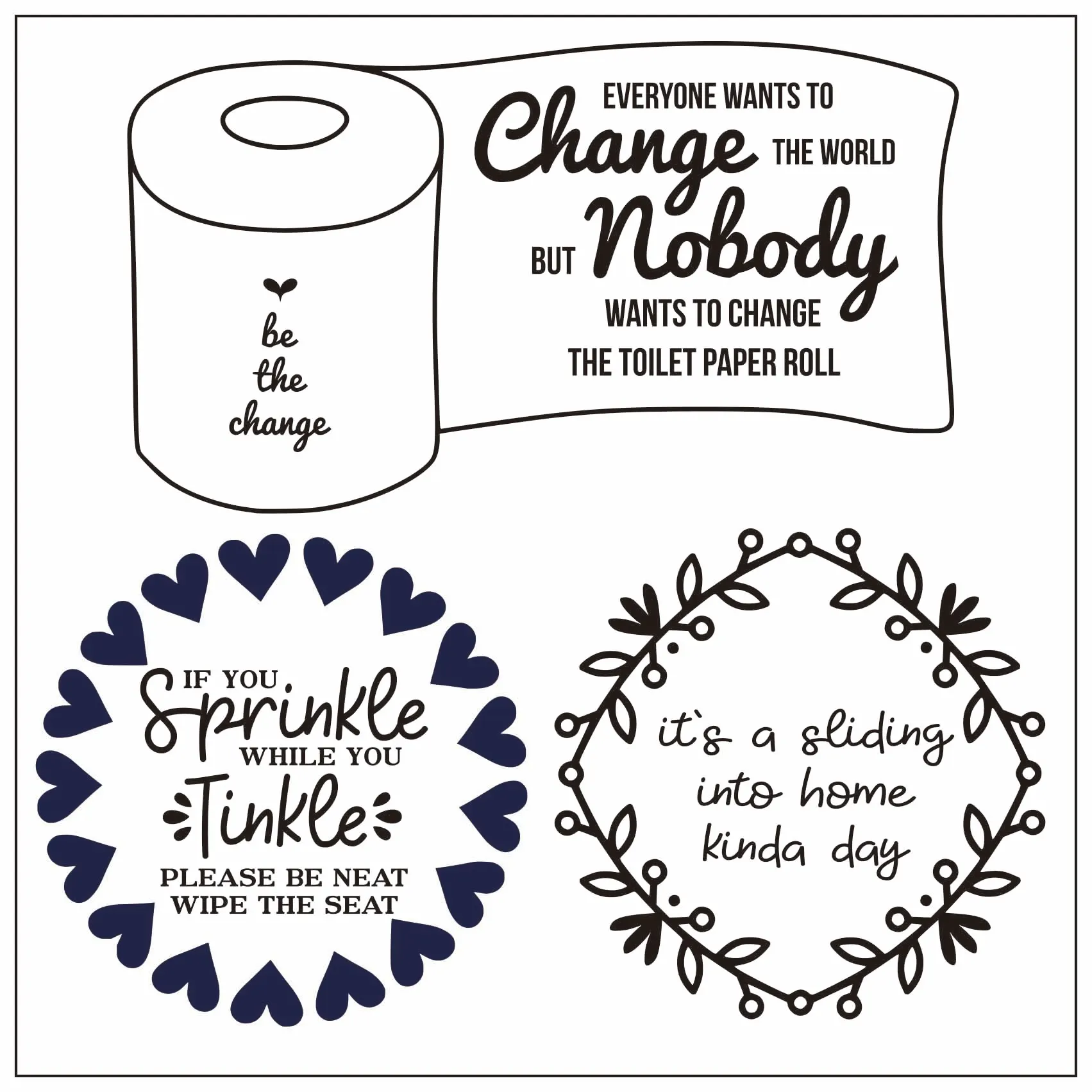 Забавные рулонные слова прозрачный штамп для сделай сам