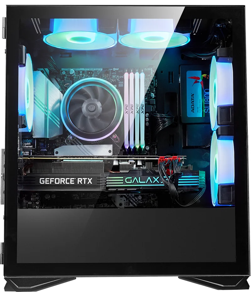 Чехол darkFlash C7 для ПК вентилятор 120 мм Aura Sync 5 В 3Pin RGB светодиодный с дистанционной
