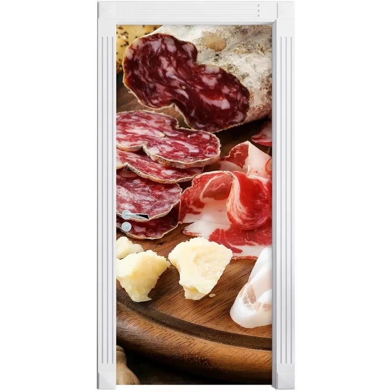 Домашний декор дверь говядина измельченная Yummy печать Защита окружающей среды