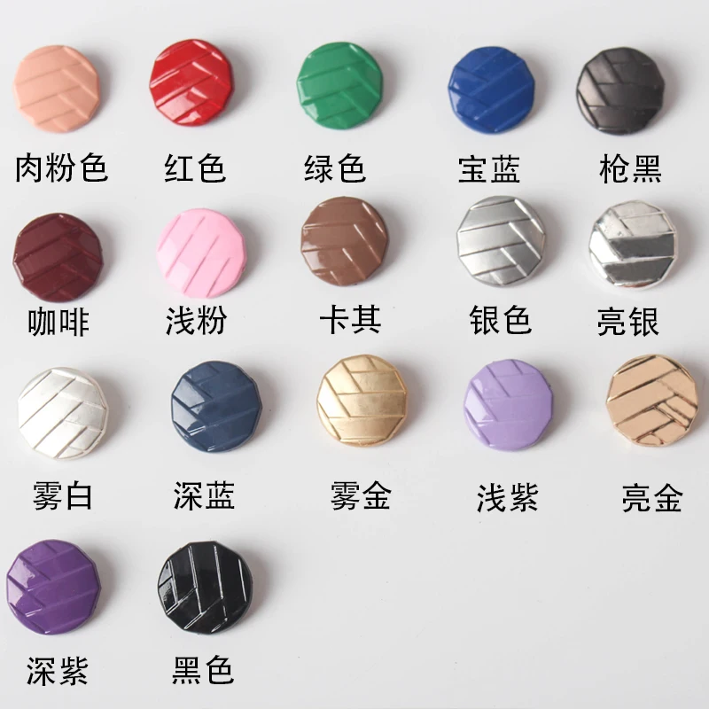 1 шт. 22 мм Роскошные металлические пуговицы высокого класса 17 цветов модные