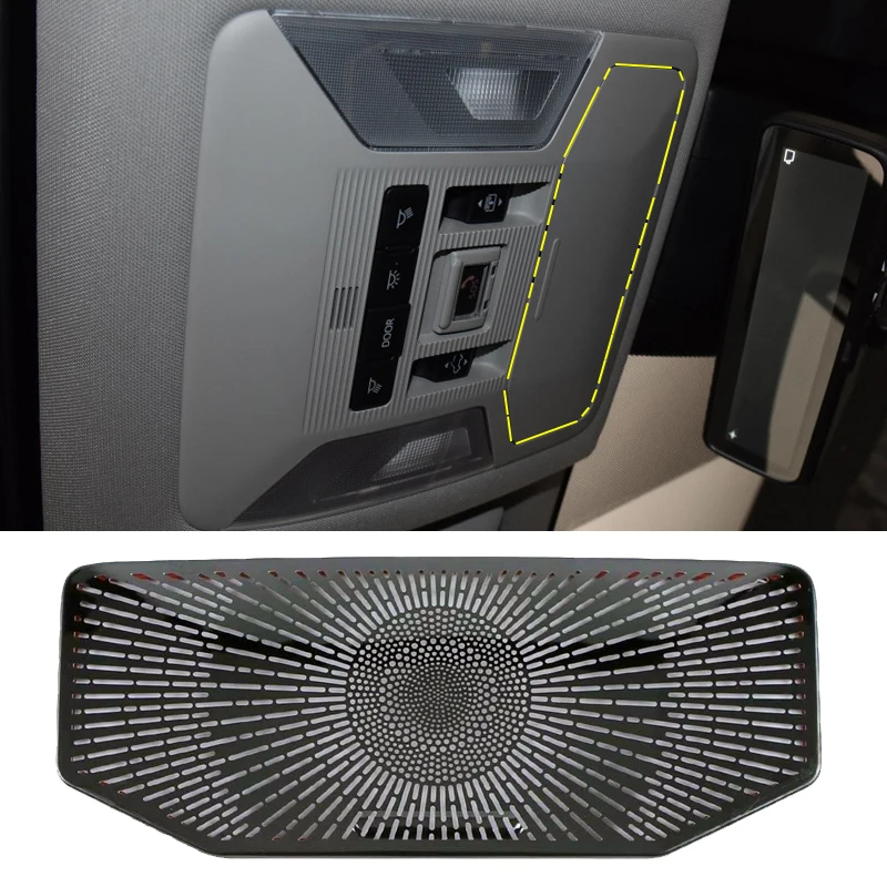 

Front Reading Lamp Horn Cover For Toyota RAV4 RAV 4 2019 2020 Door Loudspeaker Stereo Bezel Ring Garnish Cover Trim Accessories