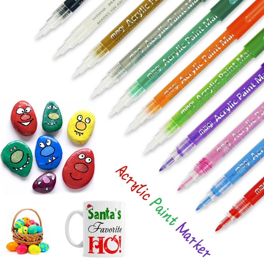 Для блестящих маркеров акриловые красящие маркеры набор ручек ручки рисование