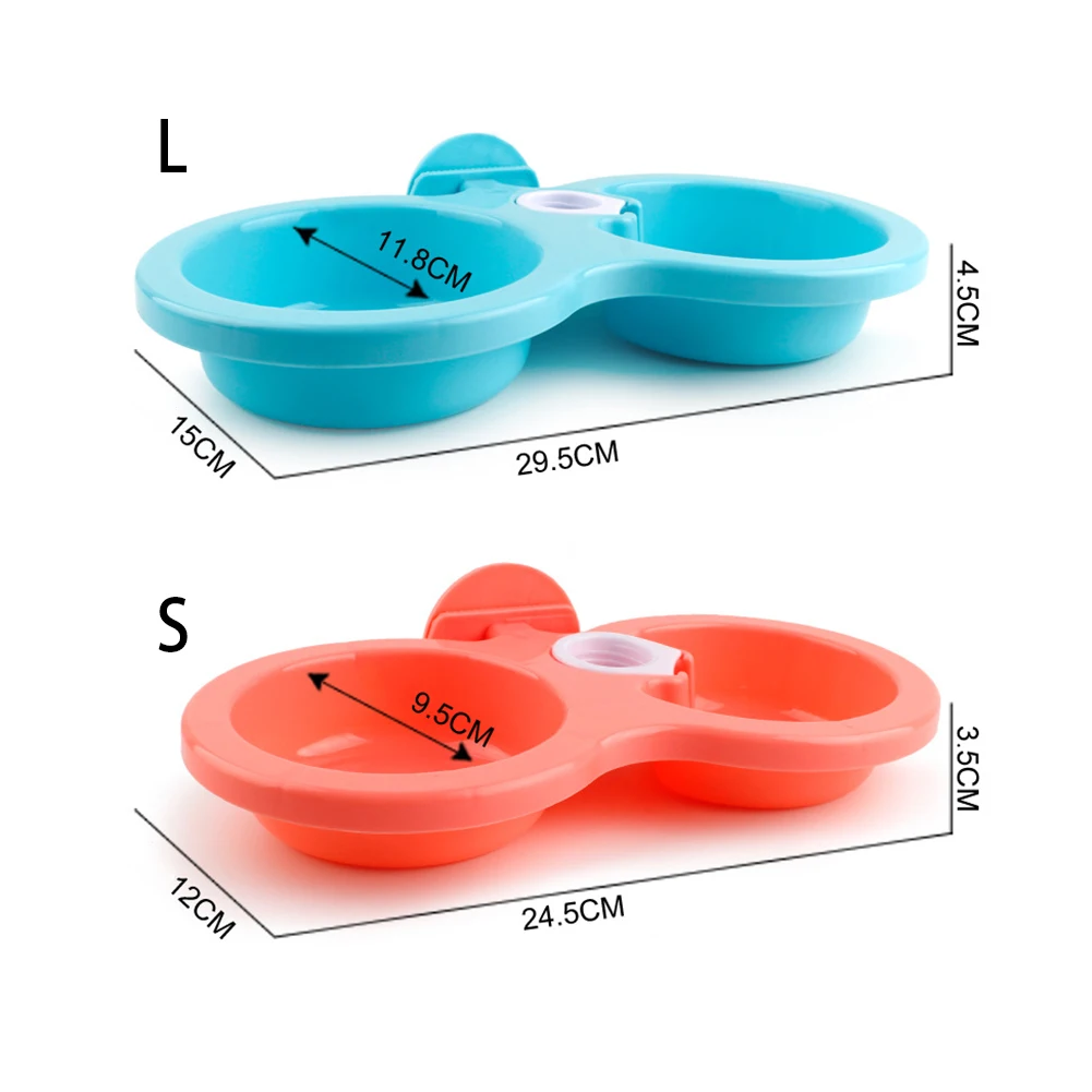 Новинка 2020 двойная миска для питомцев подача воды собак щенков кошек товары