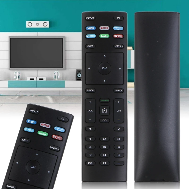 

XRT136 Remote Control for LCD Television D24f-F1 D43f-F1 D50f-F1 E43-E2 E60-E3 E75-E1 M65-E0 Replacement Controller