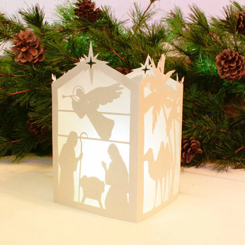 Режущие штампы новинка 2020 фонарь с металлической режущей формой для DIY штамп