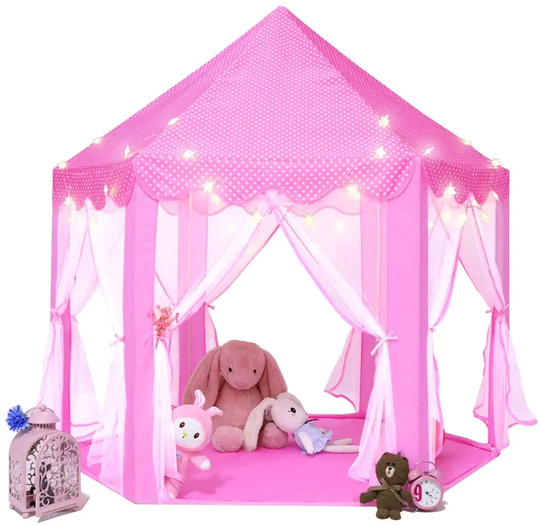 

Portable Kids Toy Tipi Tent Ball Pool Princess Girl Castle Play House Children Small House Folding Playtent Baby Beach Tent