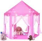 Портативная детская игрушка тип искусственная Принцесса замок для девочек игровой домик детский маленький домик Складная Игровая палатка детская Пляжная палатка