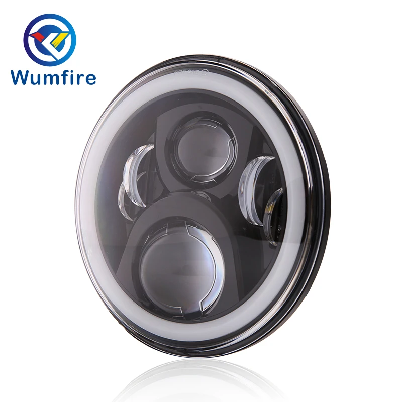 Автомобильные аксессуары круглая фара 7 дюймов проектор H4 светодиодный фары для