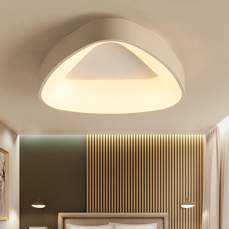 

Dragonscence Modern Led Ceiling Light Lustre For Bedroom Dining Child's room Kitchen Clubs Triangle Ceiling Lamp
