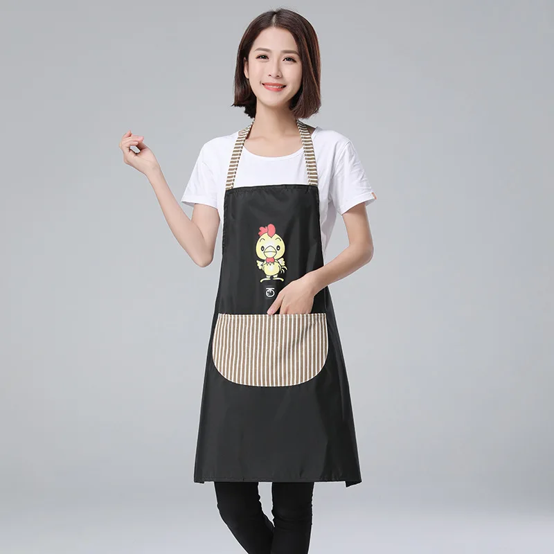 Милый мультяшный фартук 12 знаков зодиака водонепроницаемый и маслостойкий