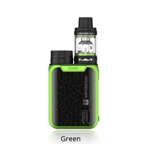 Green Оригинальная электронная сигарета Vaporesso Swag Kit 80 Вт 18650 коробка мод с 3,5 мл Vape Tank GT катушка испаритель электронная сигарета - Цвет: Green