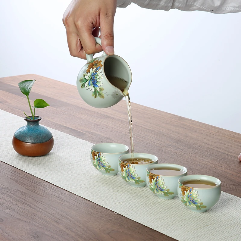 Керамический фарфоровый кувшин Ruyao для воды и чая | Дом сад