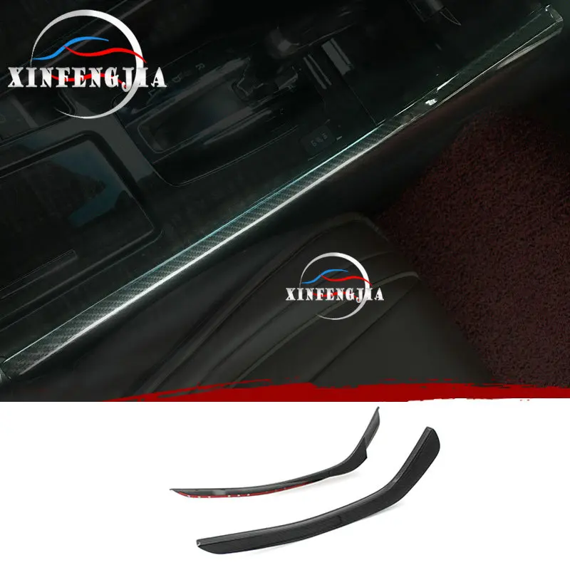 Для Honda Accord 13 17 2 шт. углеродное волокно цвет центральный рычаг переключения