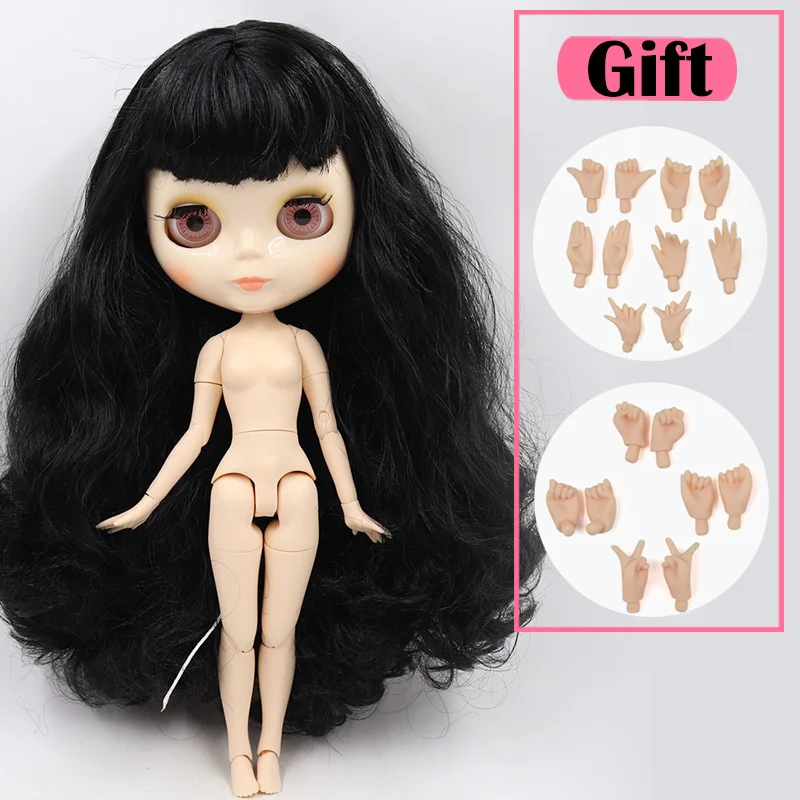 doll hand ab ICY Blyth Кукла № 1 глянцевое лицо белая кожа сустава тела 1/6 BJD Специальная цена 1/4 BJD, Pullip, Jerryberry, Licca игрушка подарок - Цвет: doll hand ab