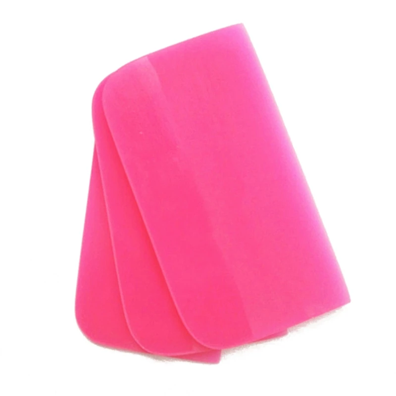 

Pink Scraper Soft Rubber Squeegee Tint Tools Glass Water Wiper Car Styling Tool 094D