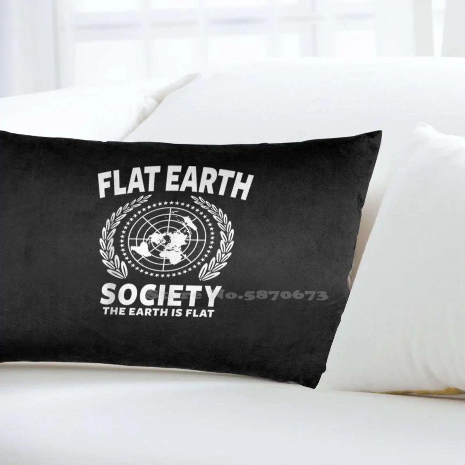 Плоские наушники-плоские наволочки для спальни с изображением общества земли