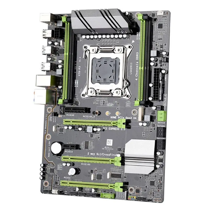 X79-P3 четырехканальный Deluxe X79 материнская плата по стандарту ATX USB3.0 SATA3.0 LGA 2011 игровая материнская плата с поддержкой материнской платы 128GB DDR3 REG ECC