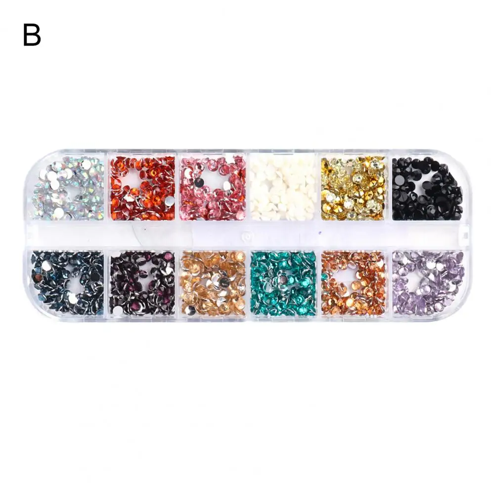 

80% Hot Sale Nail Resin Rhinestone Flat Back Beautify Nails 3mm 3D Manicure Nail Art Decorations for Girls