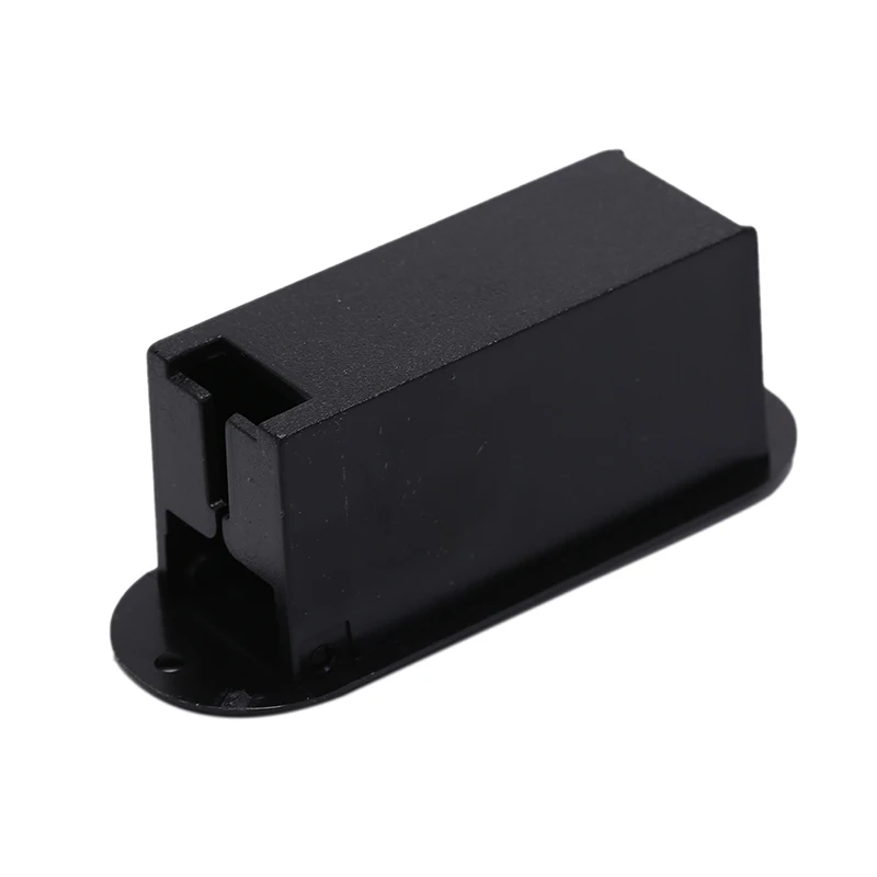 

1Pcs Pickup Battery Holder Box Case Cover For Guitar Bass Pickup For Ukulele With Wires Black Replacement Battery Holder Box