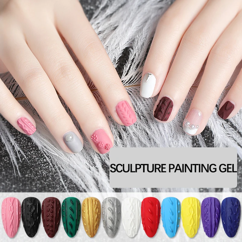 MSHARE гель для рисования скульптур ногтей 3D УФ светодиодный свитера 1 кг | Красота и