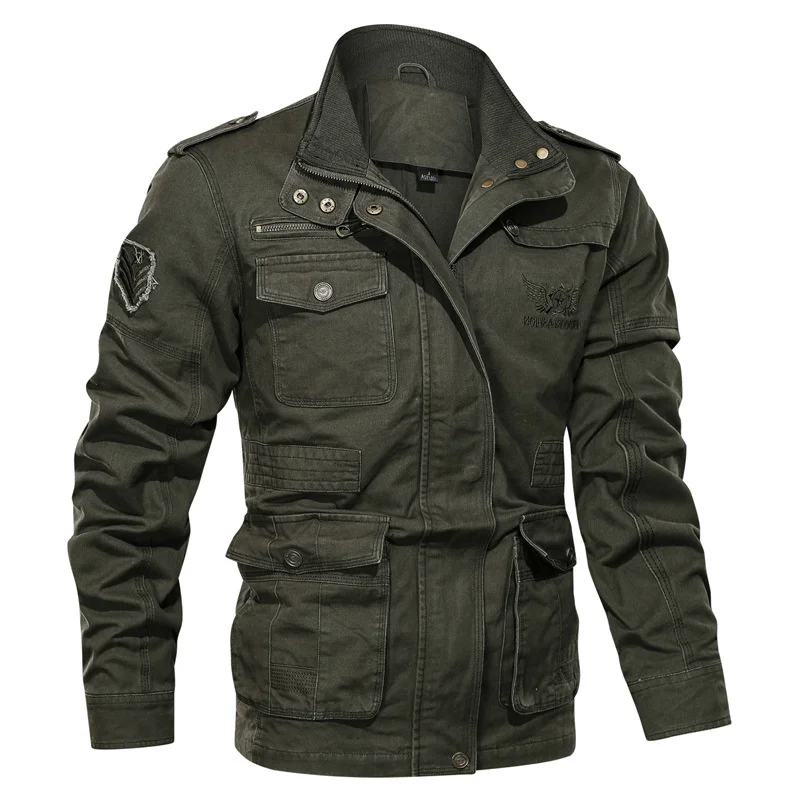 Хлопковая уличная куртка большого размера для отдыха, специальная куртка в стиле милитари