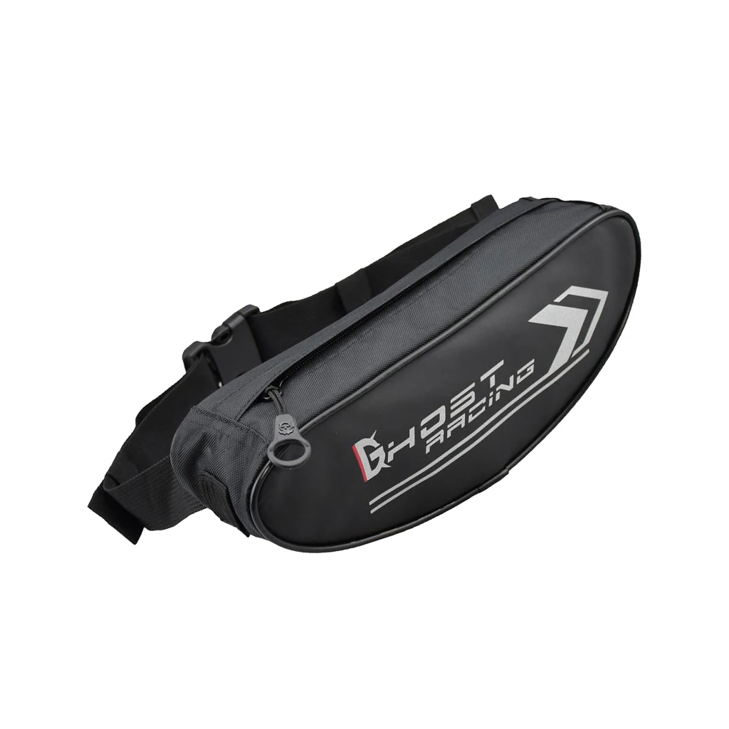

Motorcycle Fork Bag, Waterproof Motorbike Handlebar Bag Canvas Saddlebag