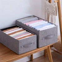 clothing storage box foldable wardrobe drawer container underwear holder organizer for clothes household storage container