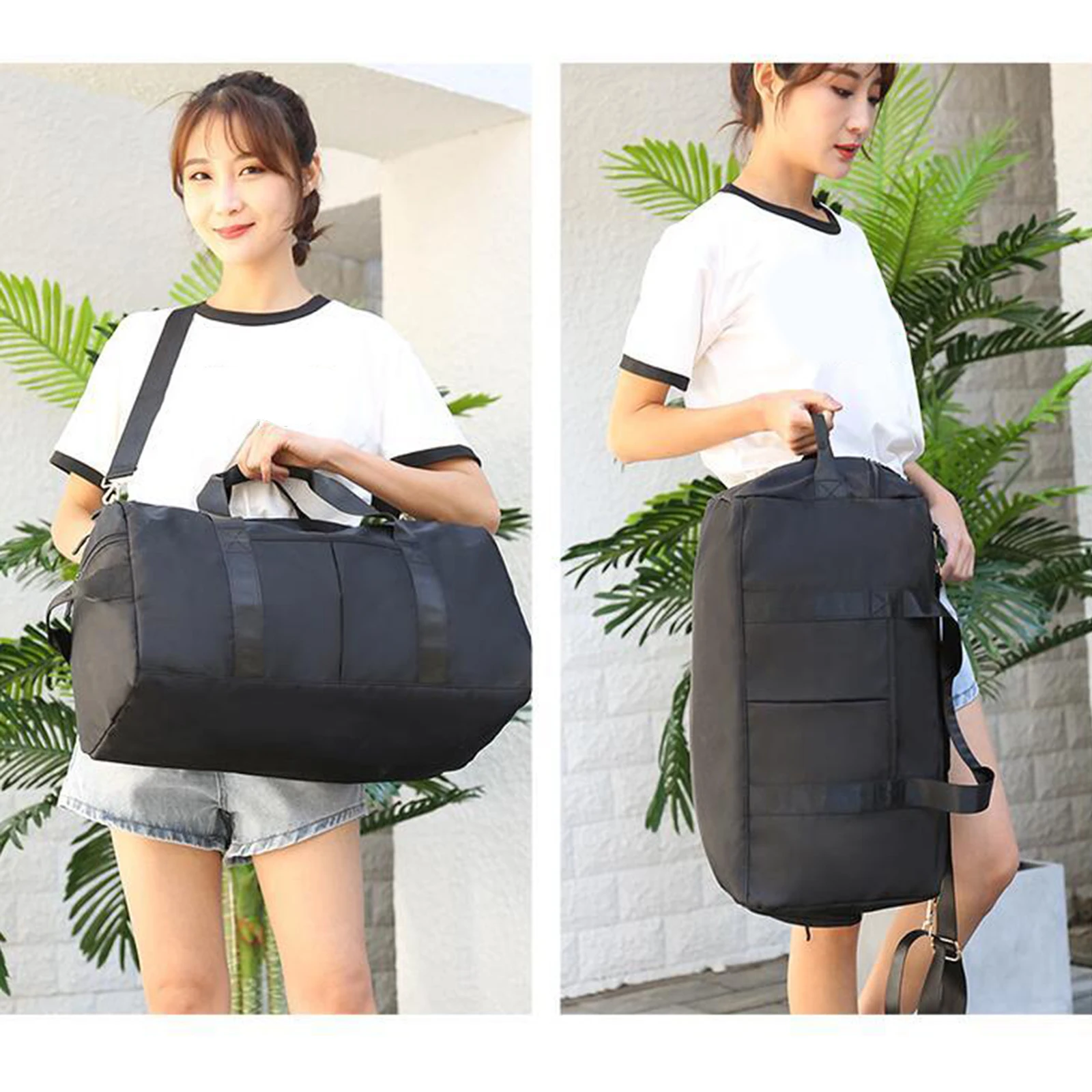 

Large Capacity Sports Duffle Bag with Shoes And Wet , 49x30x25cm Waterproof Gym
