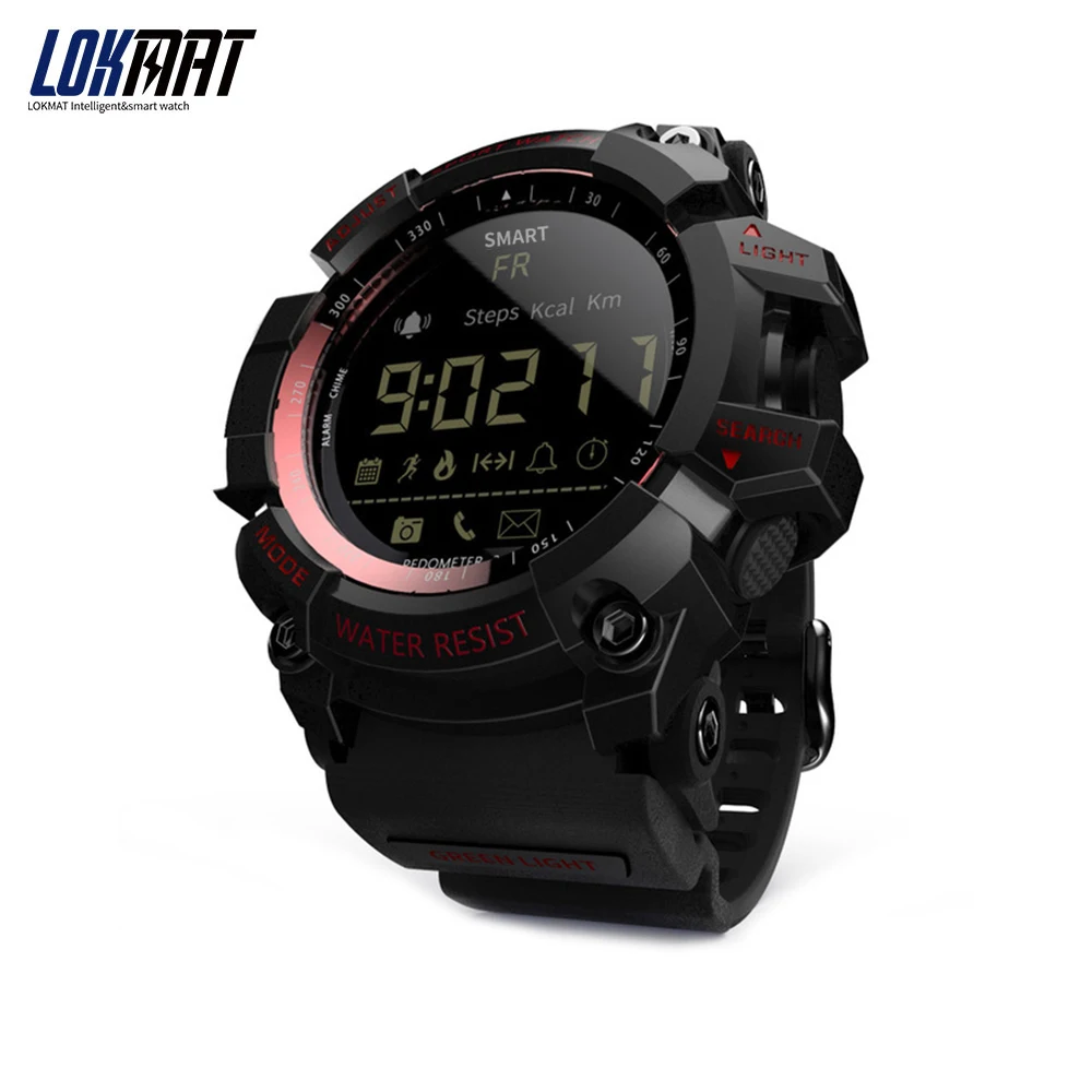LOKMAT MK16 Смарт-часы для мужчин и женщин на 12 месяцев Срок службы батареи IP67 / 5ATM