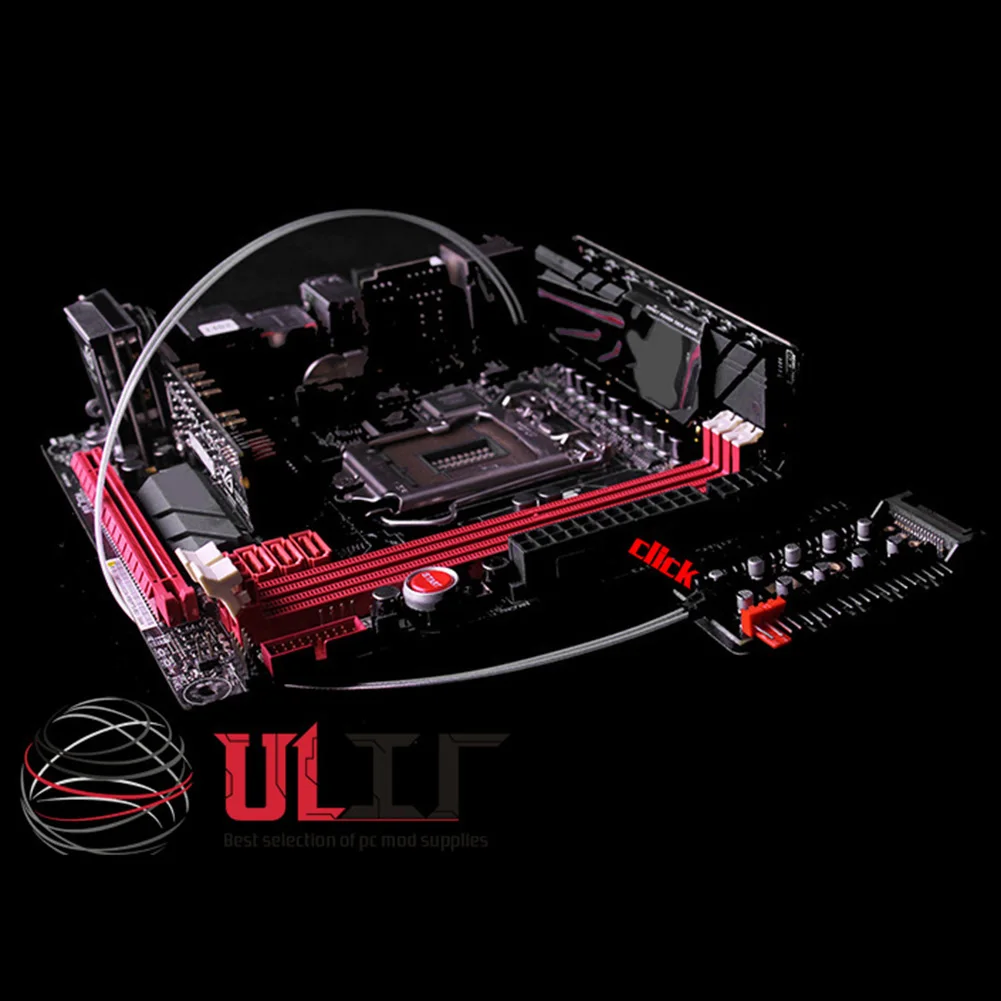 1 до 10 4-контактный ШИМ-вентилятор концентратор SATA Power/большой порт 4D удлинитель