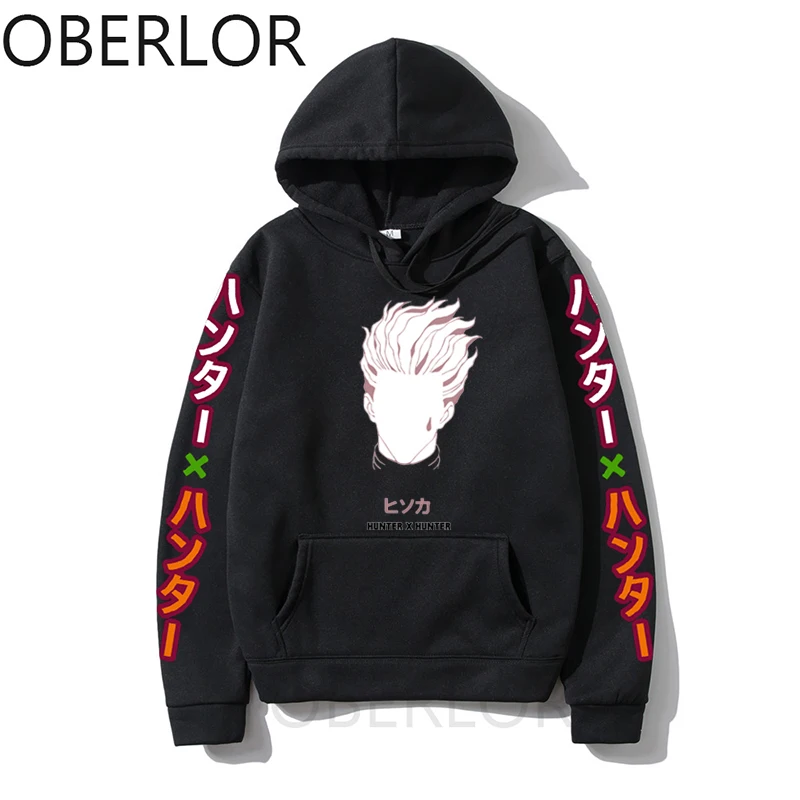 

Men Hoodies Hunter X Hunter Japanese Anime Top Pullovers Hisoka Print Hoodie Sweatshirts Manga Hoody Streetwear Hooded Jacket