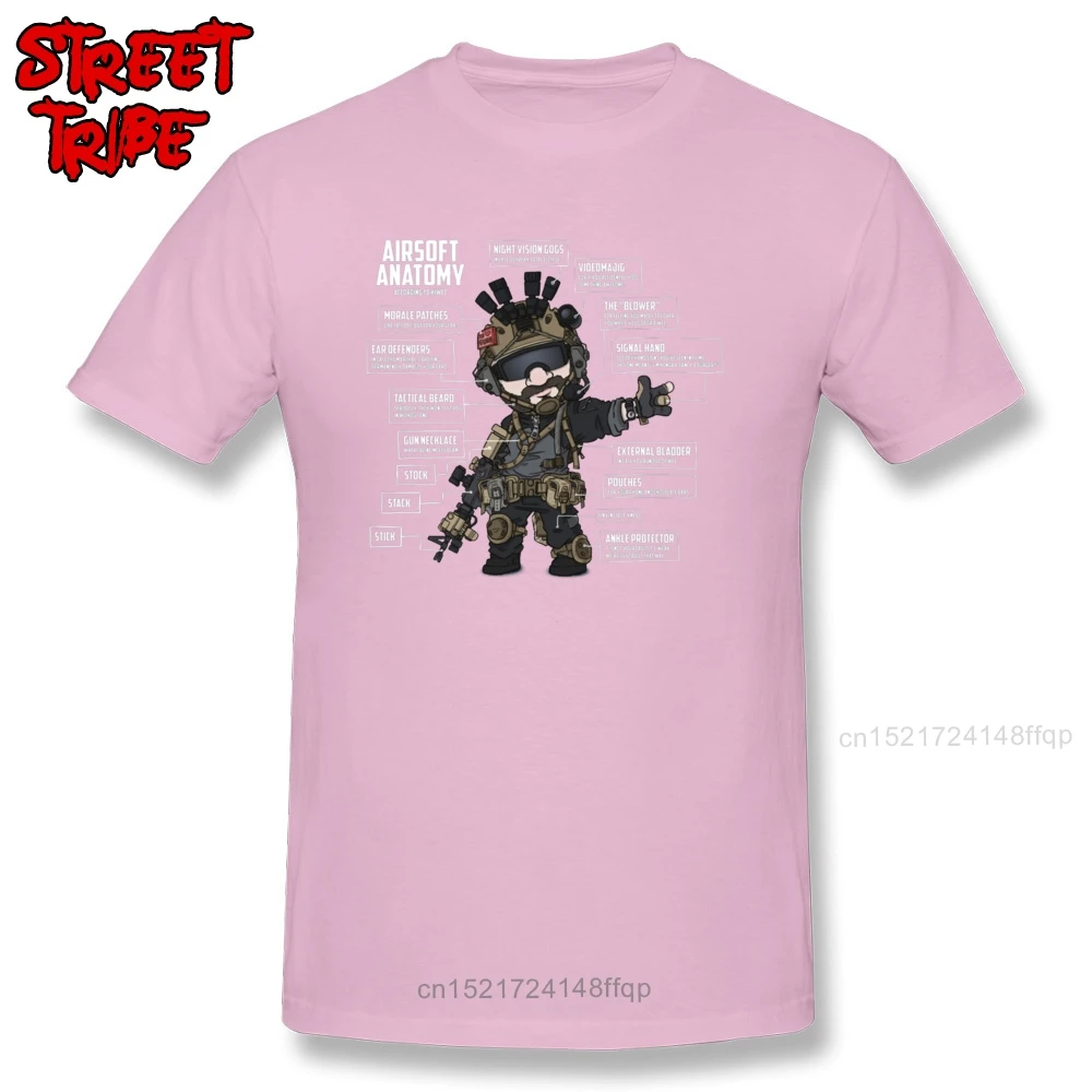 Мужская футболка AIRSOFT анатомии футболки мужской Стиль черного цвета с капюшоном