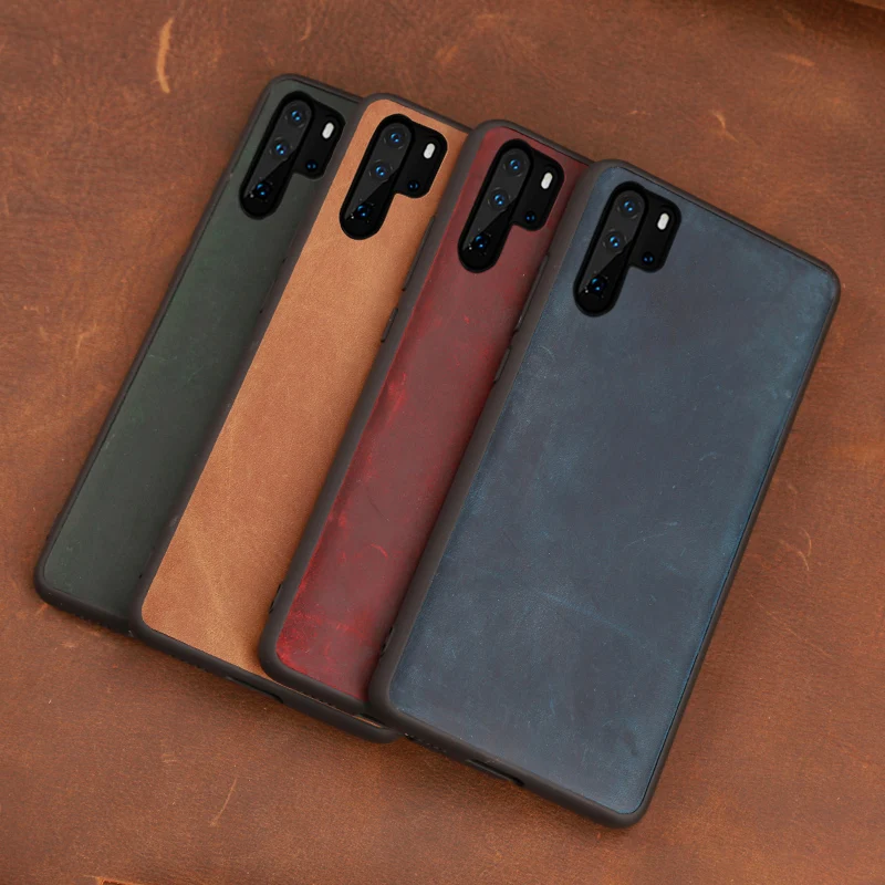 Чехол для телефона из воловьей кожи для huawei P20 P30 lite mate 10 20 Pro Y9 P smart чехол Crazy Horse для Honor 8X9 10 20 lite чехол