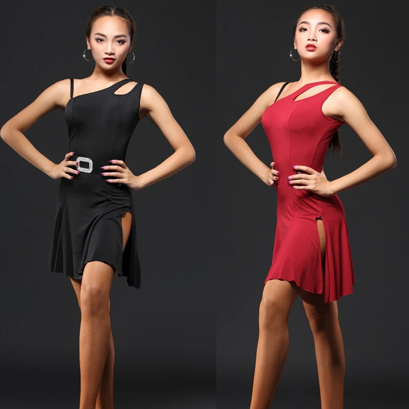 

Latin Dance Dress For Women Sexy Practice Dress Female Adult Chacha Samba Salsa Dress Latin Dance Performance Costumes DQS1678